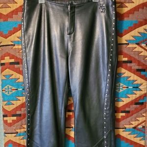 Leather Riding Pants 👖